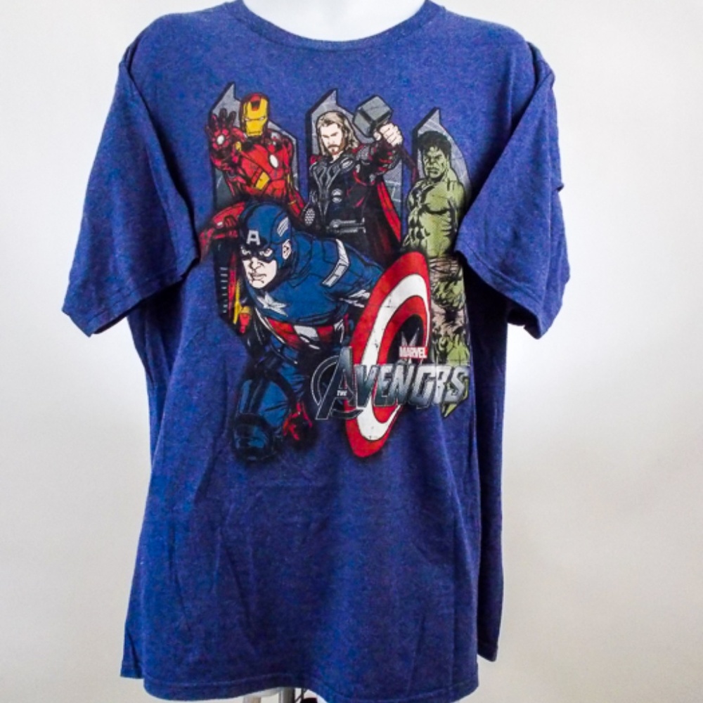 Blue Disney's Marvel Avengers short sleeve T-Shirt - Picture 5 of 8